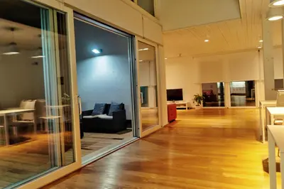 TV o dispositivi per l'intrattenimento presso Wooden house