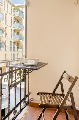 Balcone o terrazza di Centro Storico - Stazione a 500m Strategico Elegant Loft
