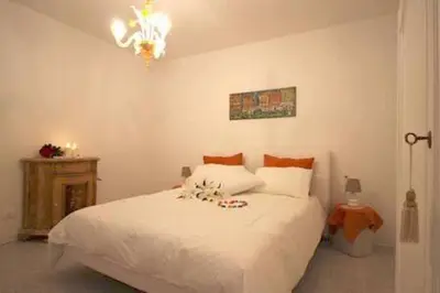 Letto o letti in una camera di Ca' Fiordaliso