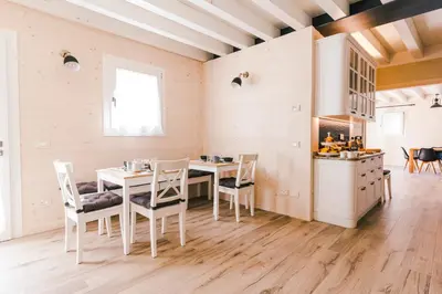 Cucina o angolo cottura di b&b al fienile