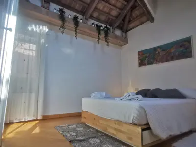 Letto o letti in una camera di Romantic Sky Apartment