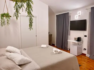 Letto o letti in una camera di Greenview