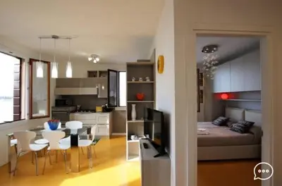 Cucina o angolo cottura di Celestia Panoramic Superior -Vista Mare