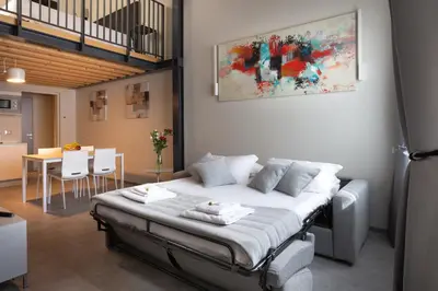 Area soggiorno di Residence 8 Loft