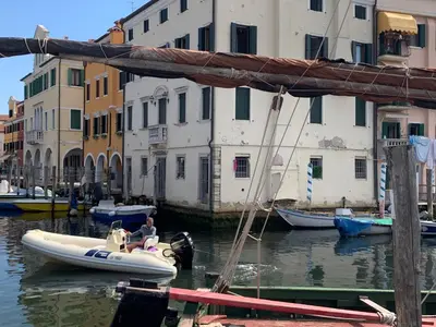 Vista sul fiume nelle vicinanze dell'appartamento