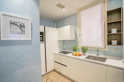 Cucina o angolo cottura di Casa con vista canale