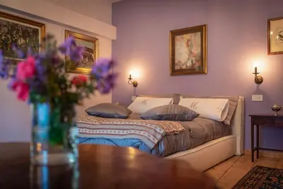 Letto o letti in una camera di Villa Vitturi