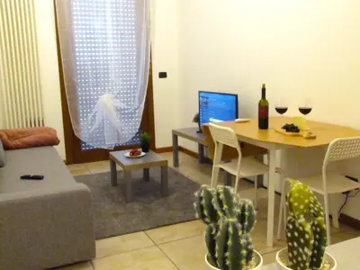 TV o dispositivi per l'intrattenimento presso Vicenza City Apartments 2