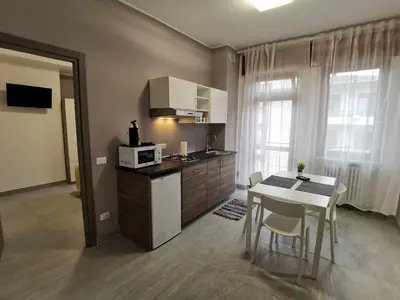Cucina o angolo cottura di Casa Belfiore Vicenza Via Medici 17
