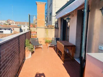 Balcone o terrazza di Le case di Rachele - Ca' Lorenzo e Ca' Raquel