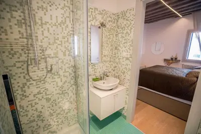 Letto o letti in una camera di Specchieri