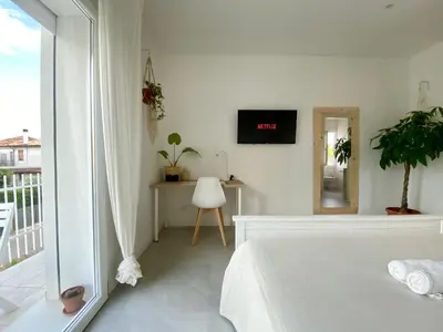 Letto o letti in una camera di Pathos Guest House