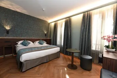 Letto o letti in una camera di Rosa Salva Suites
