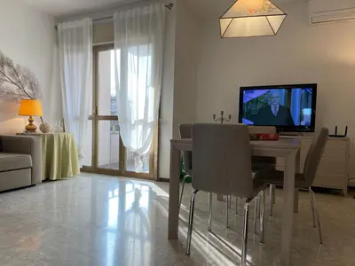 TV o dispositivi per l'intrattenimento presso Villa Irene Apartments