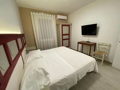 Letto o letti in una camera di Cozy apartment in Romano D'ezzelino 45 m² with secured garden