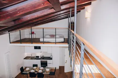 Cucina o angolo cottura di Guggenheim Luxury Suites By Bricola Apartments