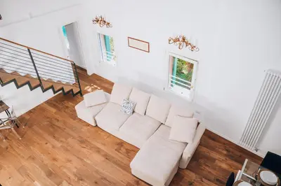 Area soggiorno di Guggenheim Luxury Suites By Bricola Apartments