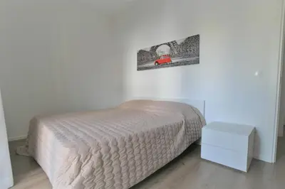 Letto o letti in una camera di Residence Houston