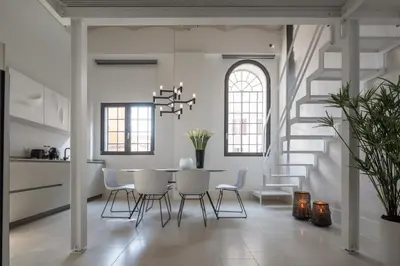 Area soggiorno di Fornace Loft with Dependance R&R