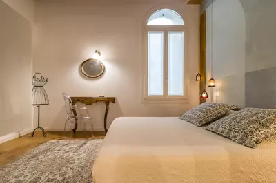 Letto o letti in una camera di Gallery House