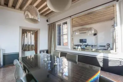 Cucina o angolo cottura di Ca' Erizzo dream apartment, spectacular views from the amazing terrace!