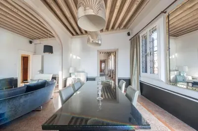 Area soggiorno di Ca' Erizzo dream apartment, spectacular views from the amazing terrace!