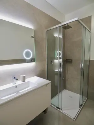 Bagno di Apartment Luma with Pool