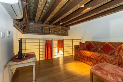 Area soggiorno di LUXURY APARTMENT San Marco Experience