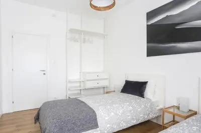 Letto o letti in una camera di Tommy's Flat