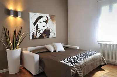 Area soggiorno di Cannaregio Suite - Colleoni Holidays by Wonderful Italy