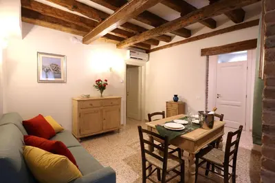 Area soggiorno di Ca' del Pittor Apartments