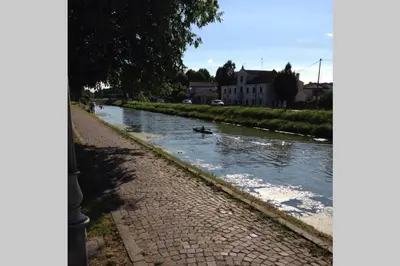 Vista sul fiume nelle vicinanze della casa vacanze