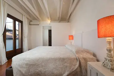Letto o letti in una camera di Terrazza alla Fenice
