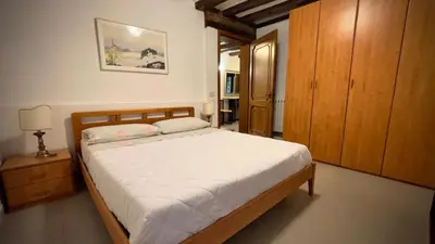 Letto o letti in una camera di Casa Segalin