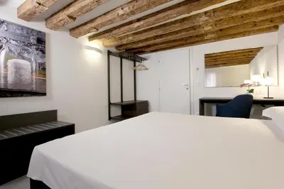 Letto o letti in una camera di Residence Modern Art
