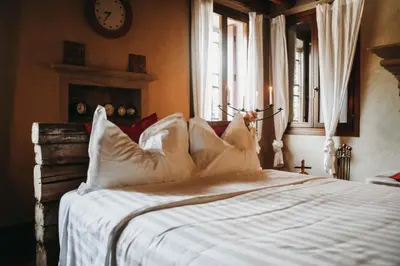 Letto o letti in una camera di B&B BAGOLARI