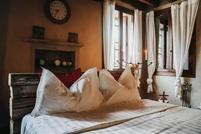 Letto o letti in una camera di B&B BAGOLARI