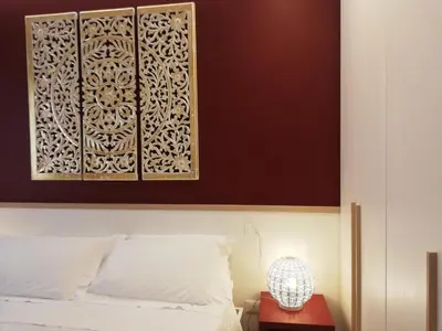 Letto o letti in una camera di Milan Residence