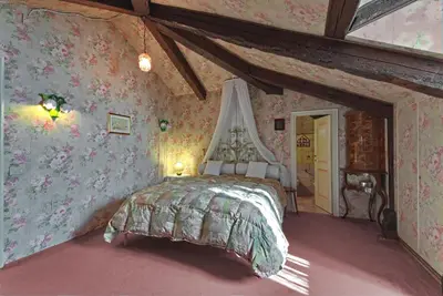 Letto o letti in una camera di Ca' Maddalena