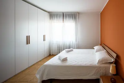Letto o letti in una camera di Appartamento Calmo 3SX