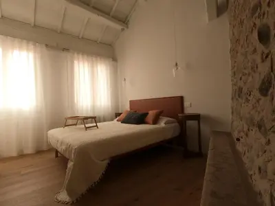 Letto o letti in una camera di Al Vecchio Porto