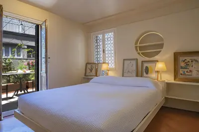 Letto o letti in una camera di Ca' Minore Secret Garden