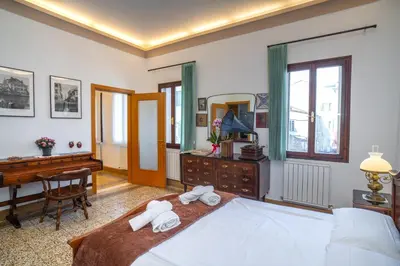 Letto o letti in una camera di Casa dell'Architetto