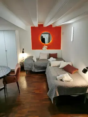 Letto o letti in una camera di San Marco Square WI-FI fibra in the fashion district 493