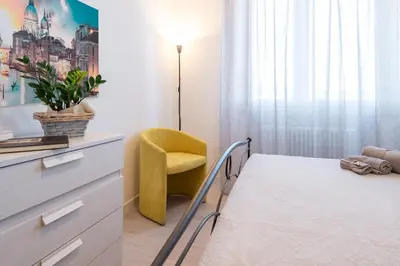 Letto o letti in una camera di Casa Bastia