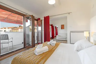 Letto o letti in una camera di Ca' dei Carmini