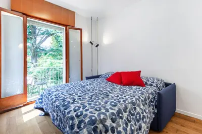 Letto o letti in una camera di GuestHost - Venice Lido Wonderful Apartment with Terrace