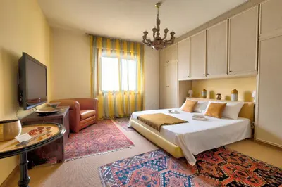 Letto o letti in una camera di Villa Terme Padova-Relax & Wellness
