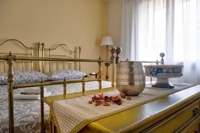 Letto o letti in una camera di Villa Terme Padova-Relax & Wellness