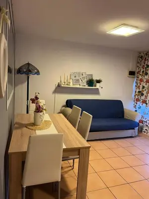 Area soggiorno di Da Esterina appartamento sulla riviera del Brenta